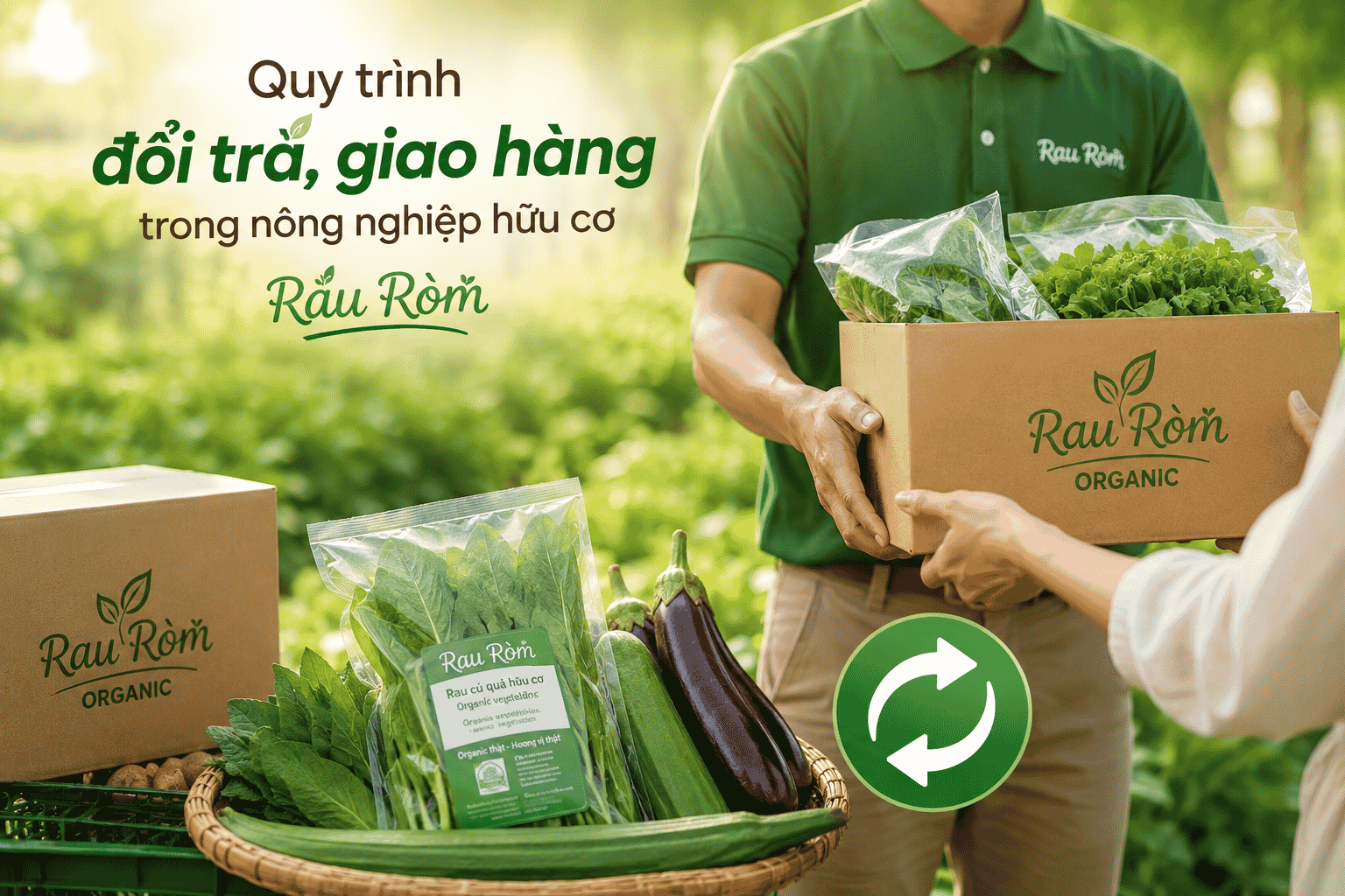Quy trình đổi trả, giao hàng thế nào?